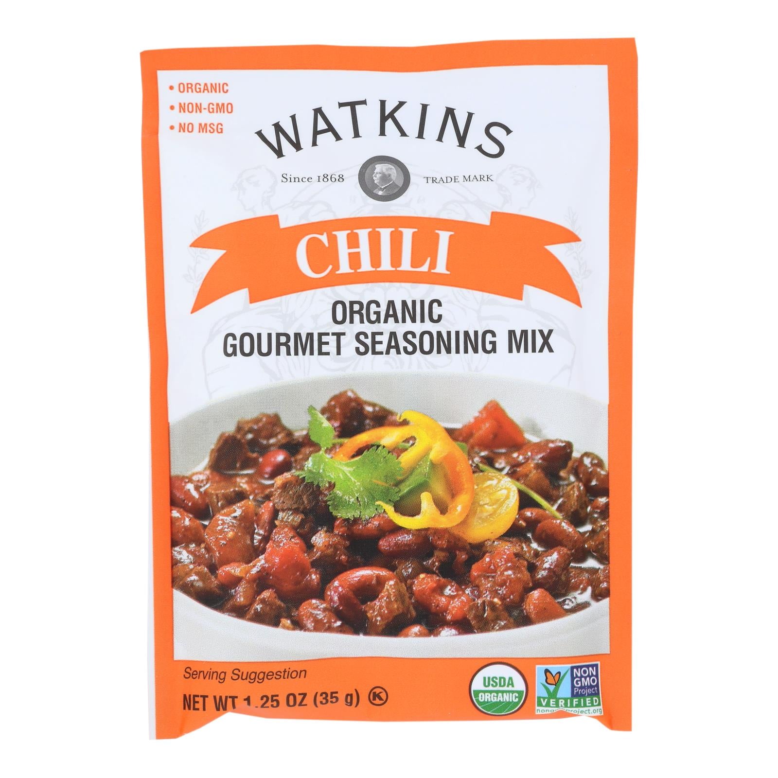 Watkins - Seasn Mix Chli Gourmt - Case of 12-1.25 Ounce