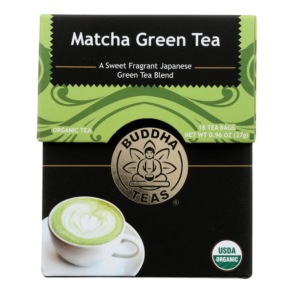 Buddha Teas -Tea - Matcha Green - Case of 6 - 18 Bag