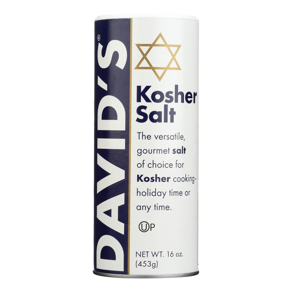 David's Kosher Salt - Case of 12 - 16 Ounce