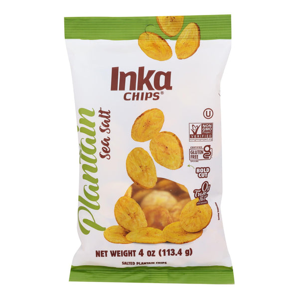 Inka Crops - Plantain Chips - Original - Case of 12 - 4 Ounce.