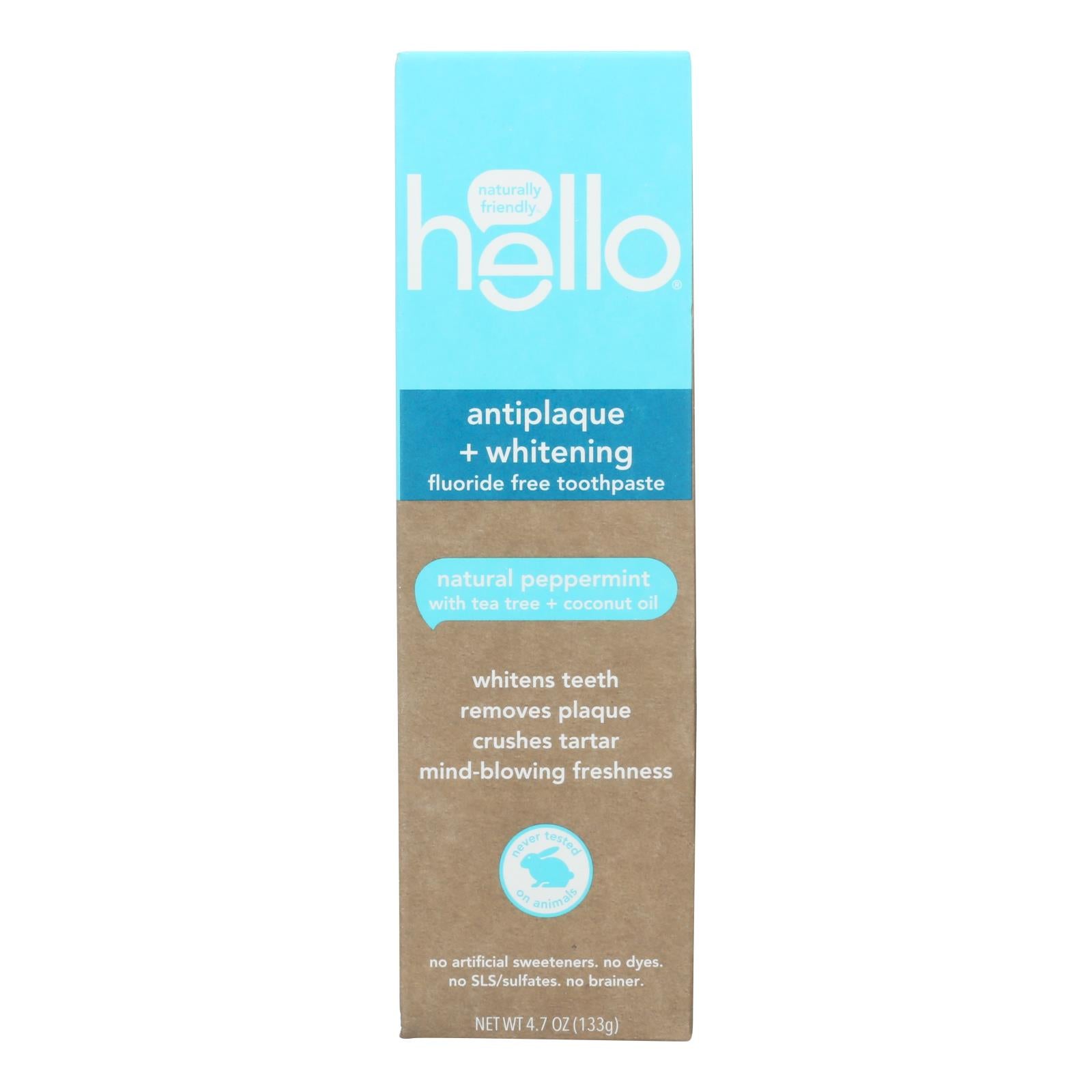 Hello Products Llc - Thpst Antiplq+wht Flrd Fr - Case of 6-4.7 Ounce