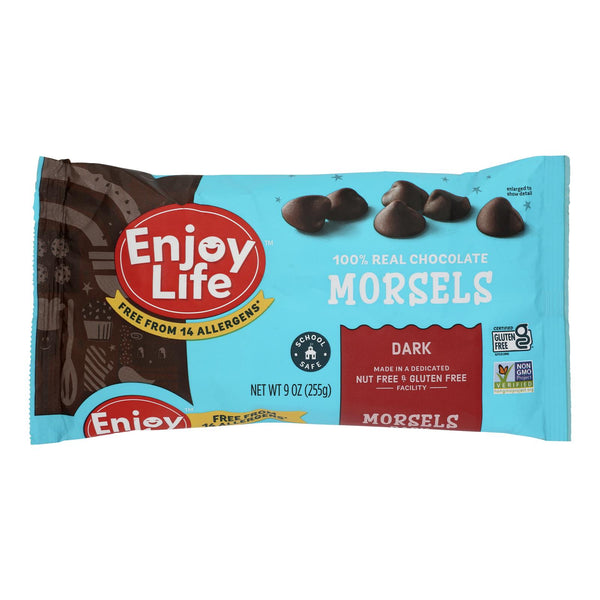 Enjoy Life - Baking Chocolate - Morsels - Dark Chocolate - 9 Ounce - case of 12