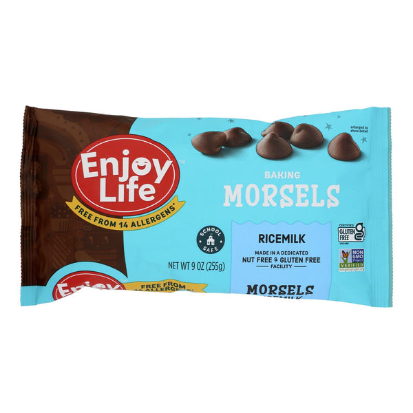 Enjoy Life - Chocolate Morsl Rcemlk Bkng/snk - Case of 12-9 Ounce