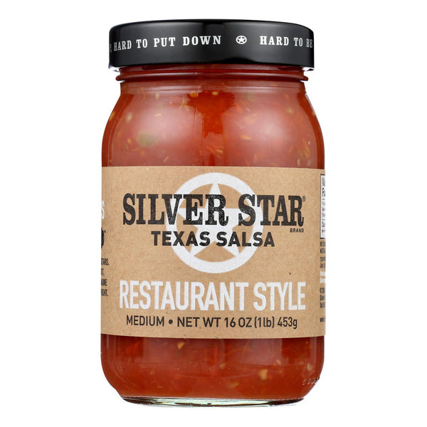 Silver Star - Salsa Restaurant Style - Case of 6 - 16 Ounce