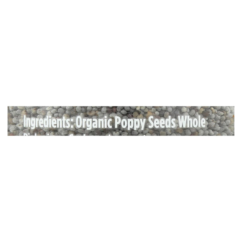 Spicely Organics - Poppy Seeds - Case of 3 - 2.2 Ounce