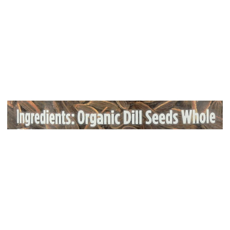 Spicely Organics - Organic Dill Seed - Case of 3 - 1.1 Ounce.