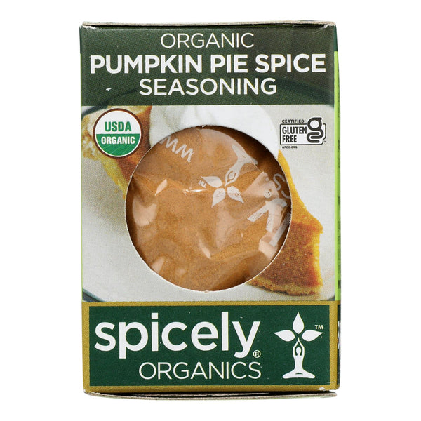 Spicely Organics - Organic Seasoning - Pumpkin Pie Spice - Case of 6 - 0.35 Ounce.