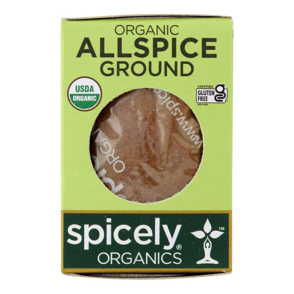 Spicely Organics - Organic Allspice - Ground - Case of 6 - 0.45 Ounce.