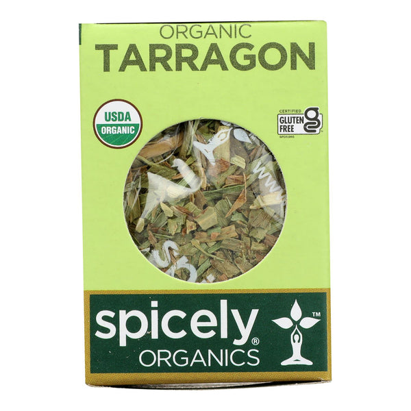 Spicely Organics - Organic Tarragon - Case of 6 - 0.1 Ounce.