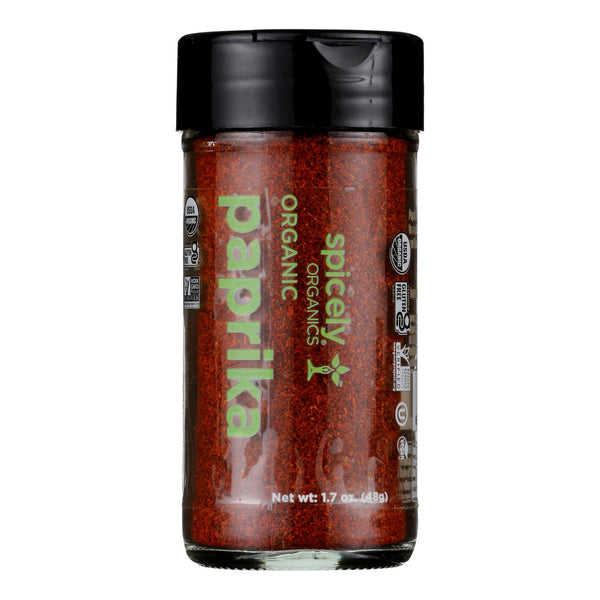 Spicely Organics - Organic Paprika - Case of 3 - 1.7 Ounce.
