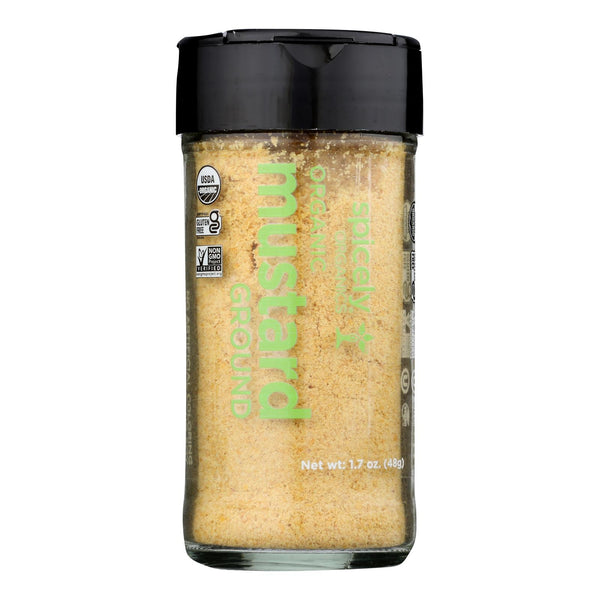 Spicely Organics - Organic Mustard - Ground - Case of 3 - 1.7 Ounce.