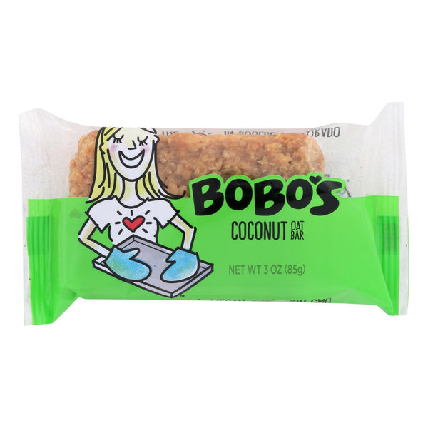 Bobo's Oat Bars - All Natural - Coconut - 3 Ounce Bars - Case of 12