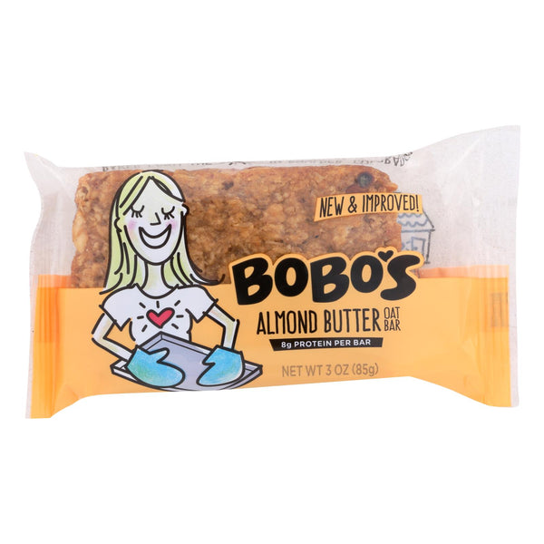 Bobo's Oat Bars - All Natural - Almond - 3 Ounce Bars - Case of 12
