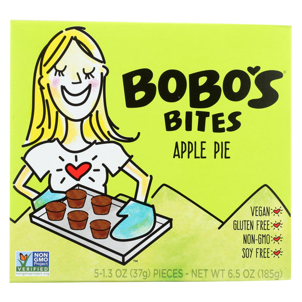Bobo's Oat Bars - Apple Pie - Gluten Free - Case of 6 - 1.3 Ounce.