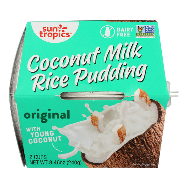 Sun Tropics Ready-To-Eat Coconut Rice Pudding  - Case of 6 - 8.46 Ounce
