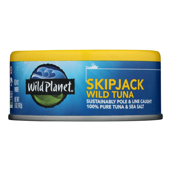 Wild Planet Wild Skipjack Light Tuna - Case of 12 - 5 Ounce.