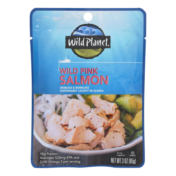 Wild Planet - Salmon Wild Pink - Case of 24 - 3 Ounce