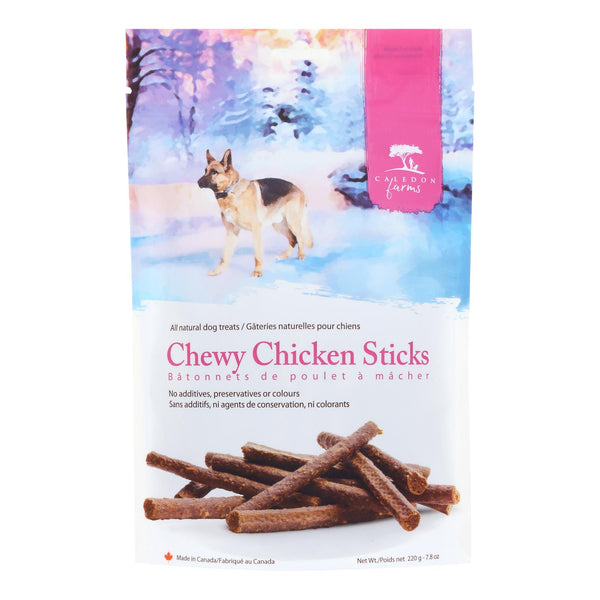 Caledon Farms - Dog Treat Chewy Chicken Stck - Case of 4-7.8 Ounce