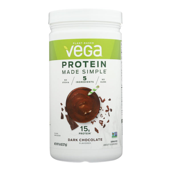 Vega - Protein Drink Mix Dark Chocolate - 1 Each-9.6 Ounce