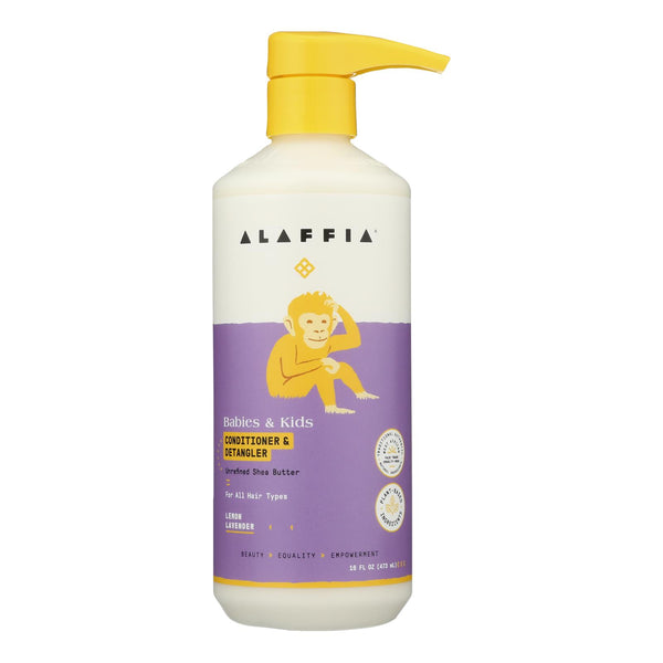 Alaffia - Kids Conditioner & Detang Lm Lavender - 1 Each -16 Fluid Ounce