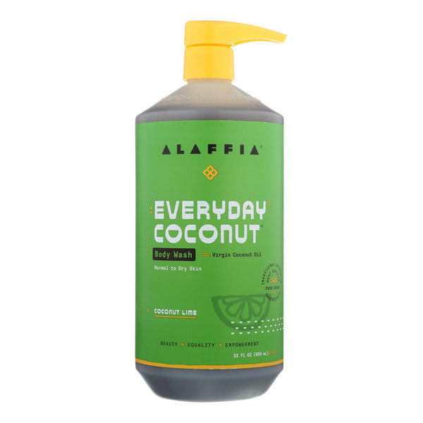 Alaffia - Everyday Body Wash - Coconut Lime - 32 fl Ounce.