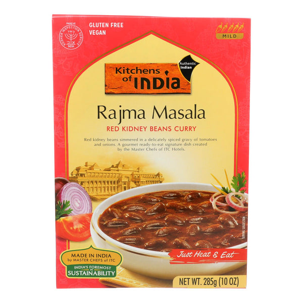 Kitchen Of India Dinner - Red Kidney Beans Curry - Rajma Masala - 10 Ounce - case of 6