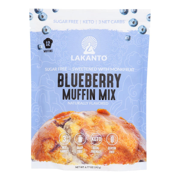 Lakanto - Muffin Mix Blueberry - Case of 8-6.77 Ounce