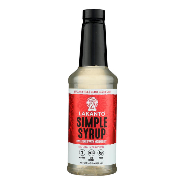 Lakanto - Simple Syrup Original - Case of 8 - 16.5 Fluid Ounce
