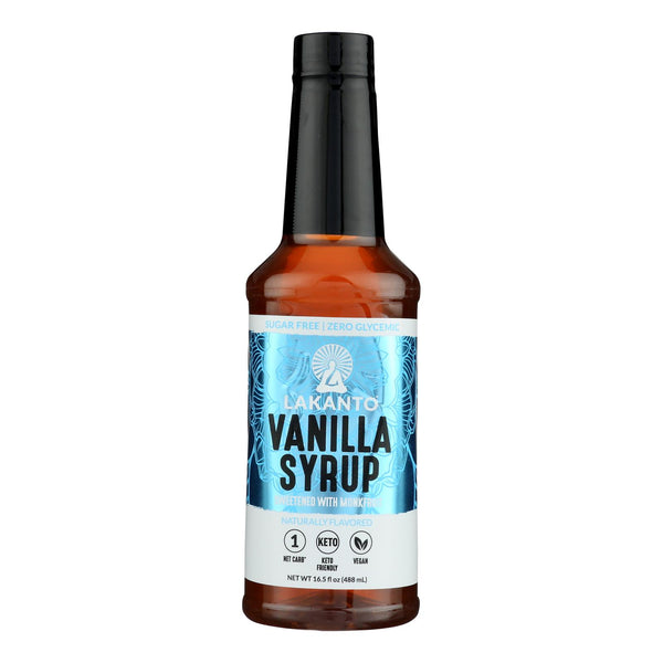 Lakanto - Simple Syrup Fr Vanilla - Case of 8 - 16.5 Ounce