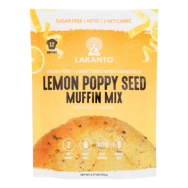 Lakanto - Mix Muffin Lemn Poppyseed - Case of 8-6.77 Ounce