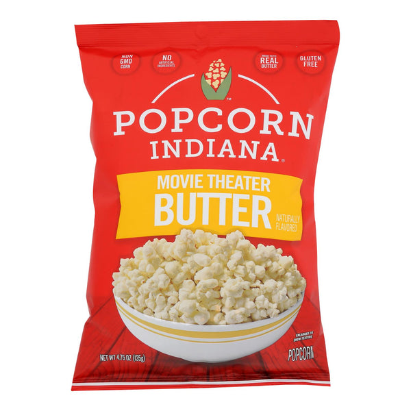 Popcorn Indiana Popcorn - Movie Theater - Case of 12 - 4.75 Ounce.