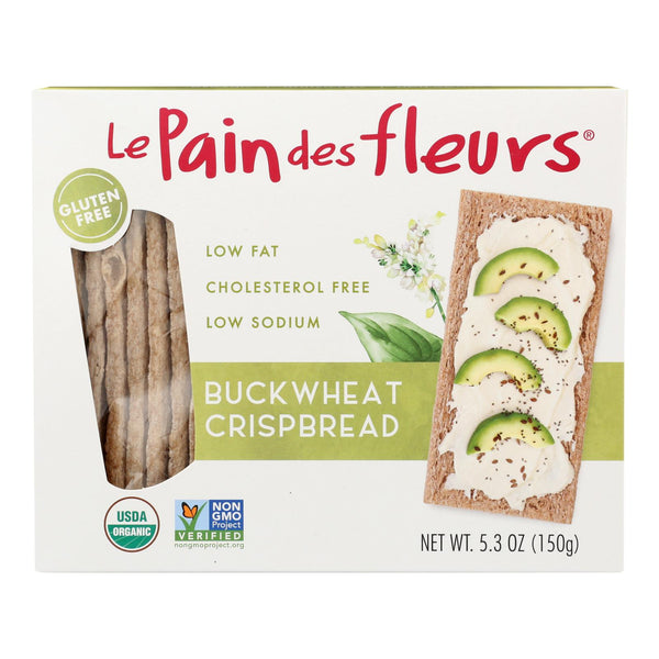 Le Pain Des Fleurs - Crispbread Buckwheat - Case of 6-5.3 Ounce