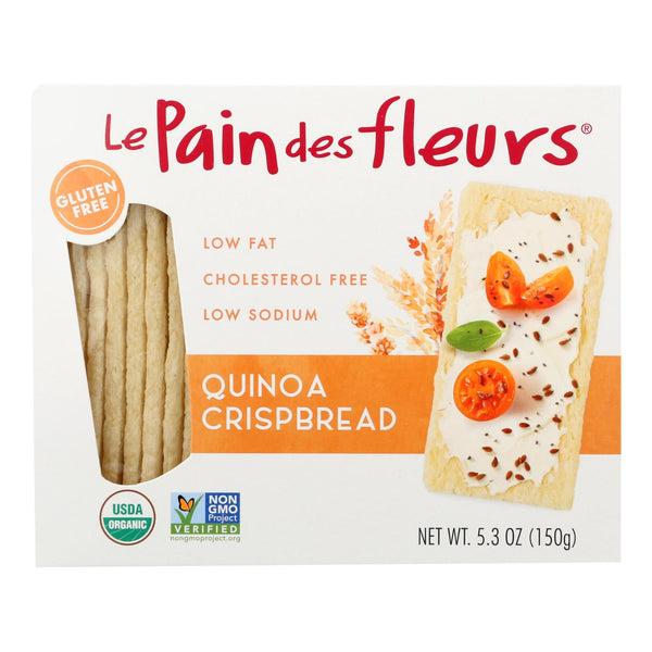 Le Pain Des Fleurs - Crispbread Quinoa - Case of 6-5.3 Ounce