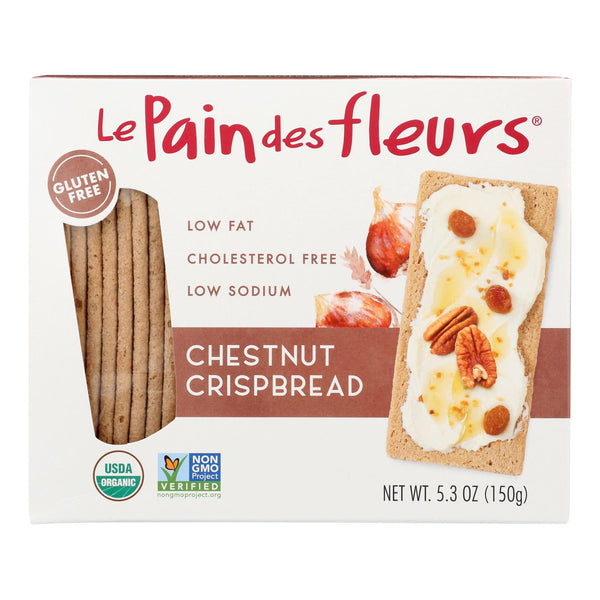 Le Pain Des Fleurs - Crispbread Chestnut - Case of 6-5.3 Ounce