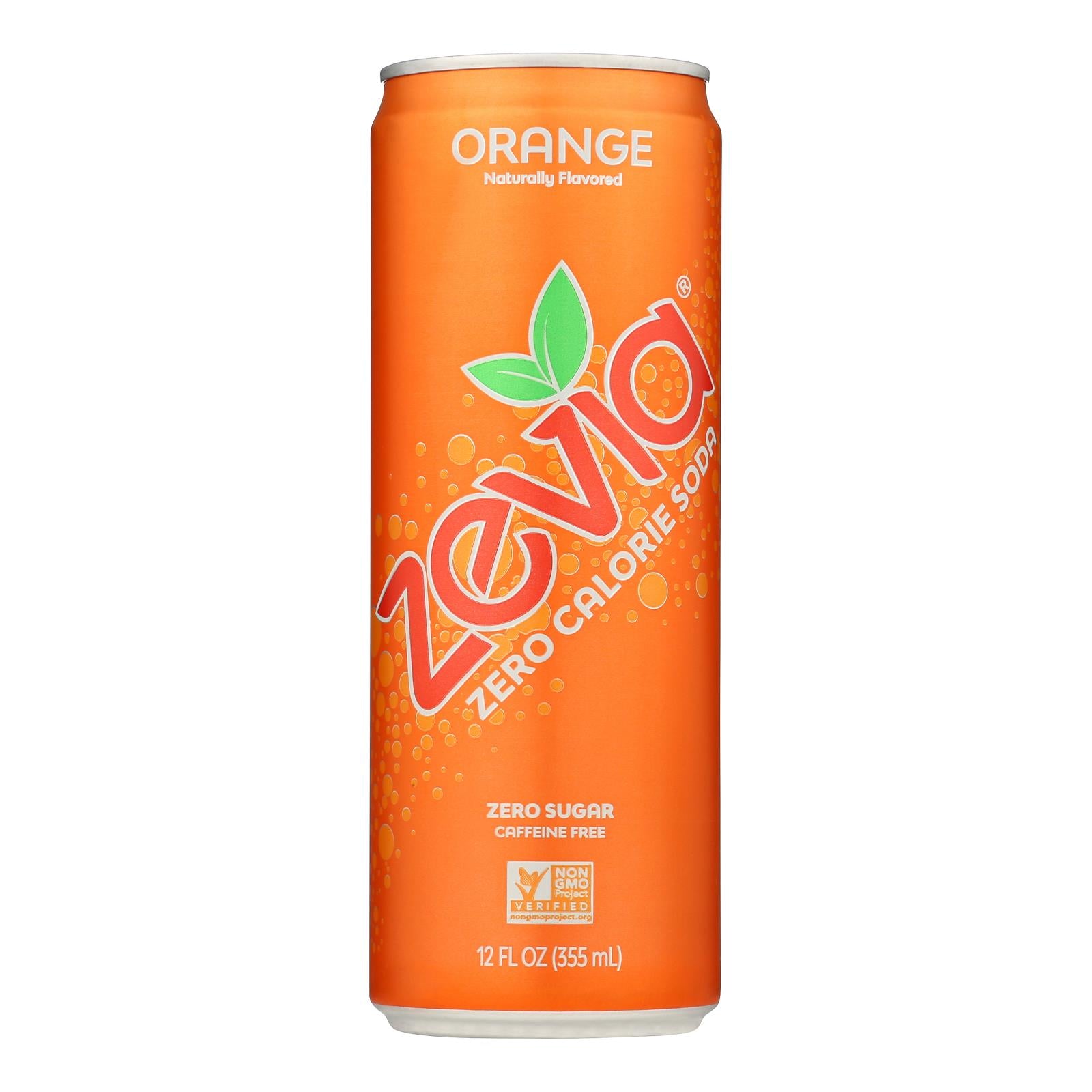Zevia - Soda Orange - Case of 12-12 Fluid Ounce