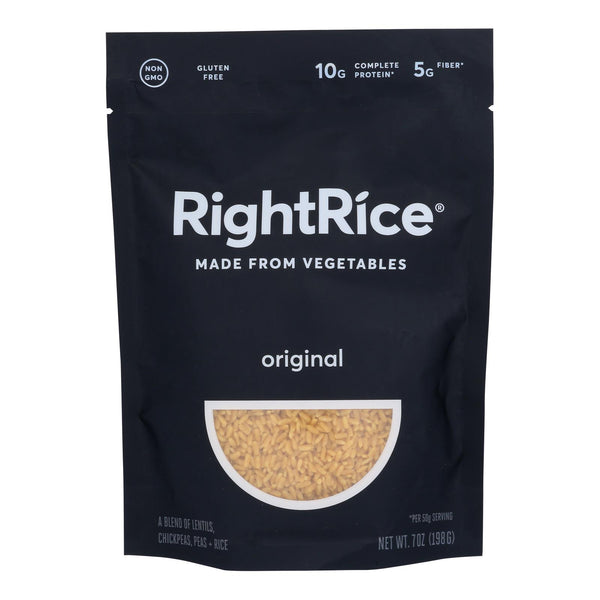 Right Rice - Made From Vegetables - Original - Case of 6 - 7 Ounce.