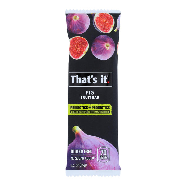 That's It - Probiotic Fruit Bar Fig - Case of 12 - 1.2 Ounce