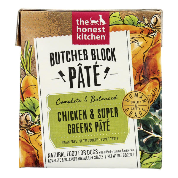 The Honest Kitchen - Dog Fd Pate Chicken Greens - Case of 6-10.5 Ounce