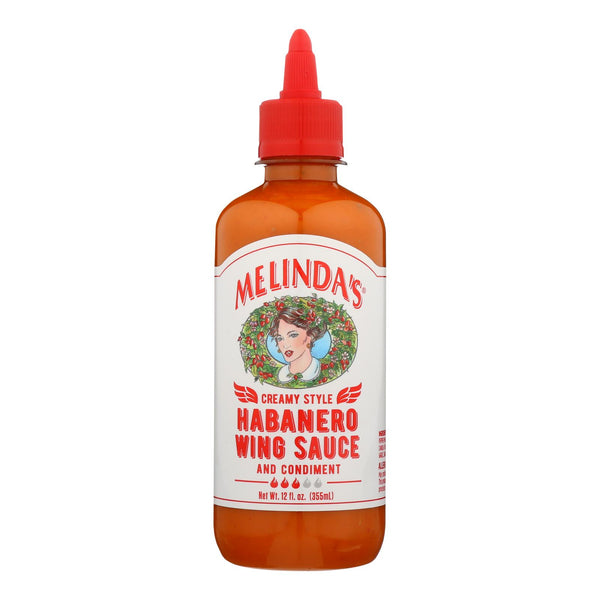 Melinda's - Wing Sauce Creamy Habanero - Case of 6 - 12 Ounce