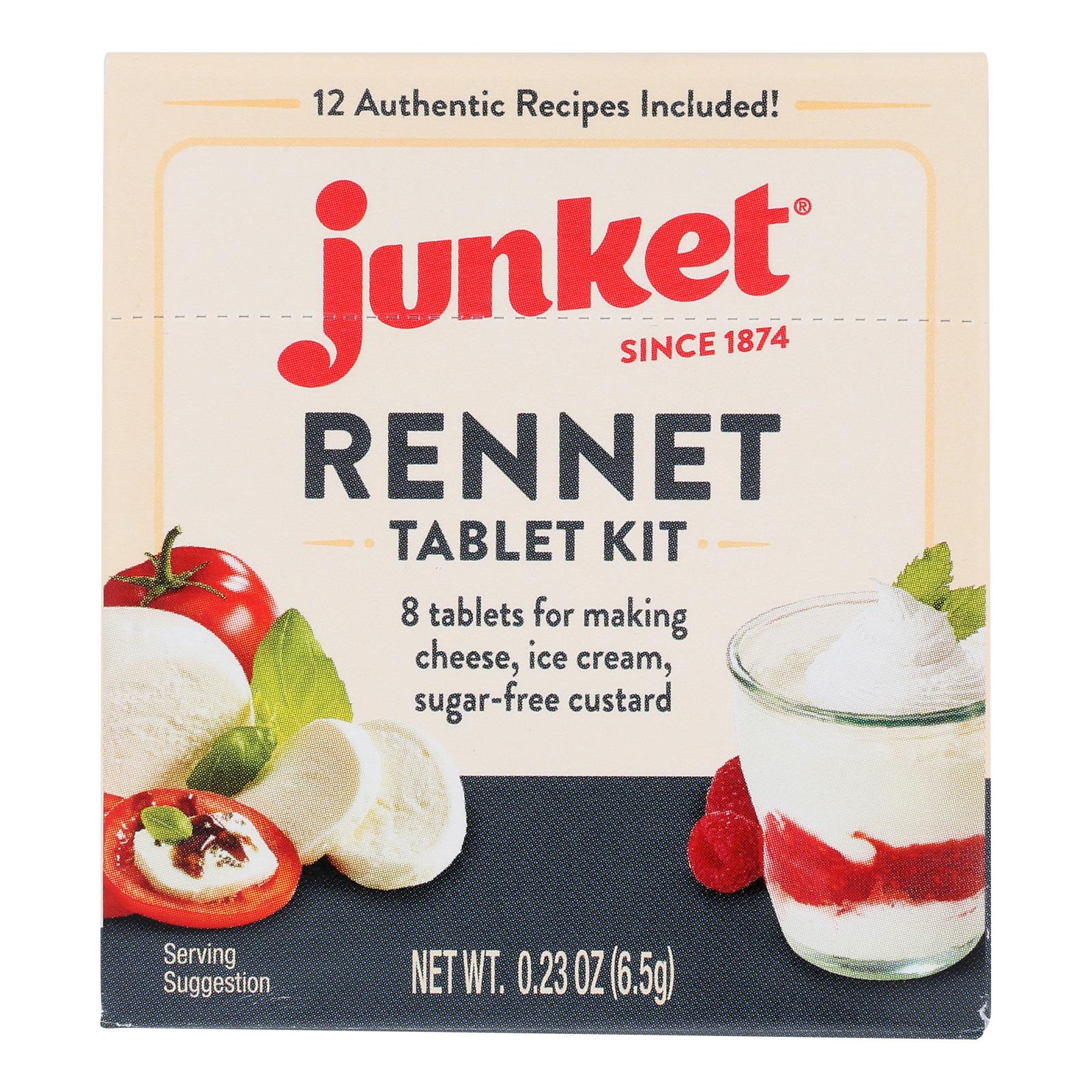 Junket - Rennet Tablets - Case of 12-.23 Ounce