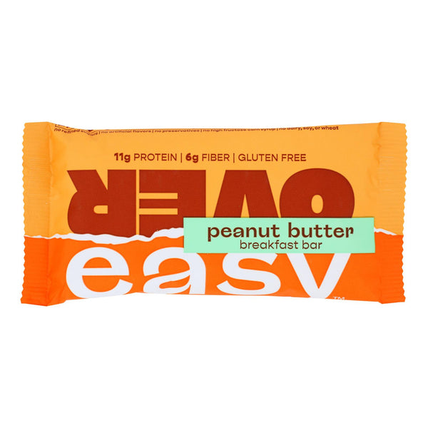 Over Easy - Breakfast Bar Peanut Butter - Case of 12-1.8 Ounce
