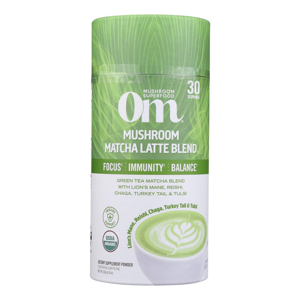 Om - Green Tea Matcha Latte - 1 Each -8.47 Ounce