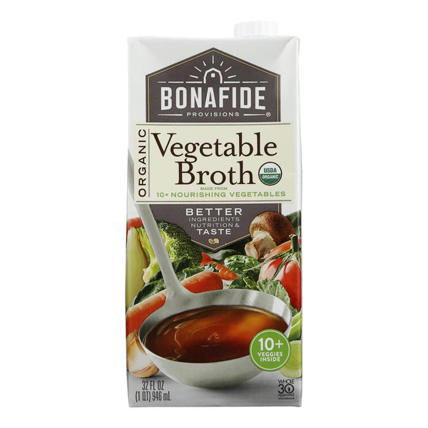 Bonafide Provisions - Broth Vegetable - Case of 6-32 Ounce