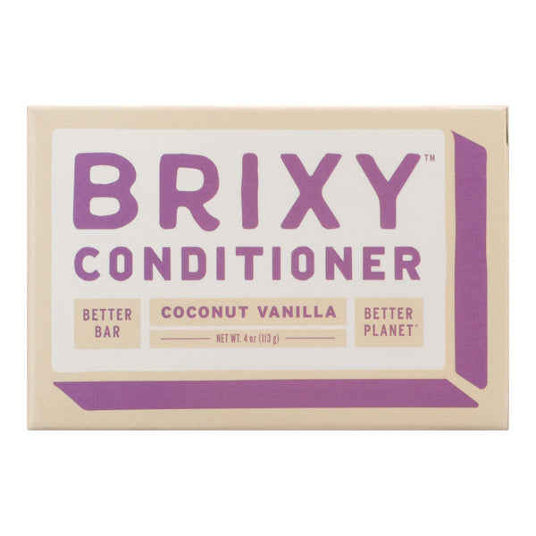 Brixy - Conditioner Bar Coconut Vanilla - 1 Each -4 Ounce