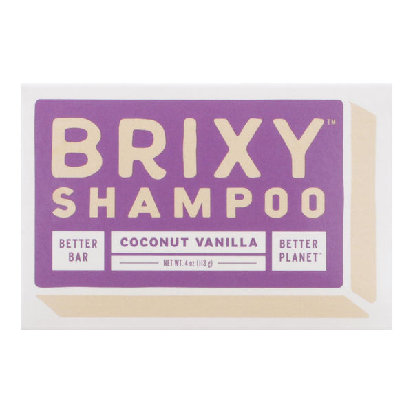 Brixy - Shampoo Bar Coconut Vanilla - 1 Each -4 Ounce
