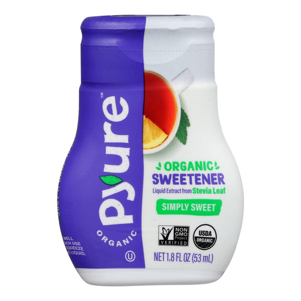 Pyure Brands Stevia Sweetener Liquid Stevia Drops  - Case of 6 - 1.8 Fluid Ounce