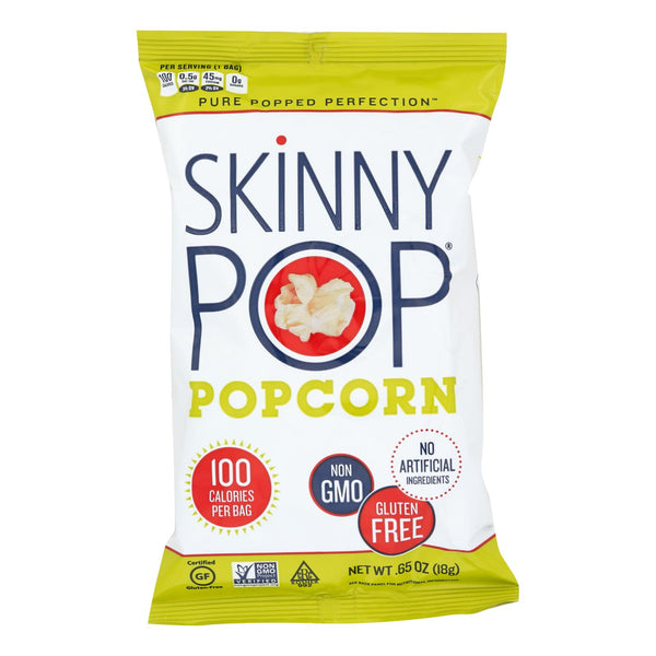 Skinnypop Popcorn 100 Calorie Popcorn Bags - Case of 30 - 0.65 Ounce.