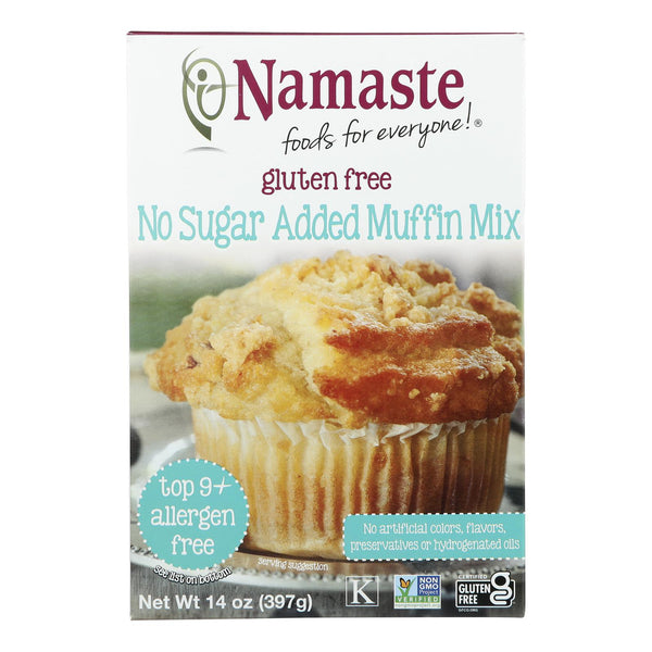Namaste Foods Gluten Free Sugar Free Muffin - Mix - Case of 6 - 14 Ounce.