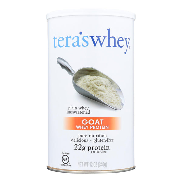 Tera's Whey Protein - Goat - Plain - Unsweetened - 12 Ounce