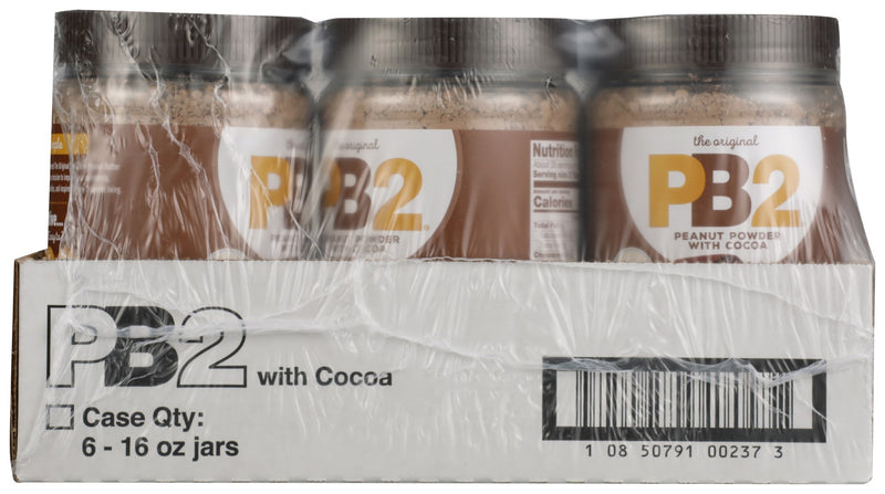 Pb Foods Peanut Powder With Cocoa 16 Ounce Size - 6 Per Case.